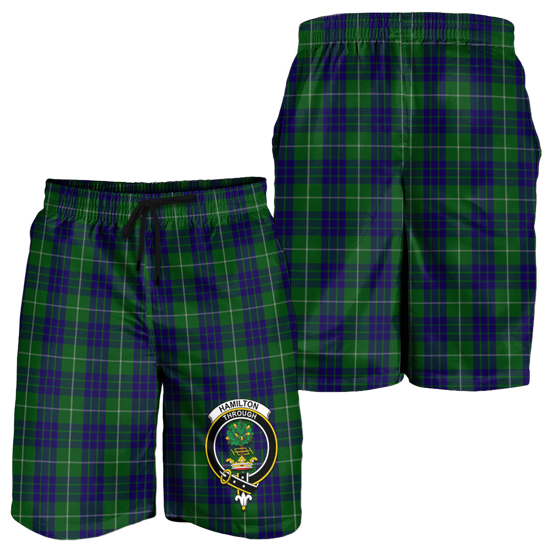 hamilton-green-hunting-tartan-mens-shorts-with-family-crest