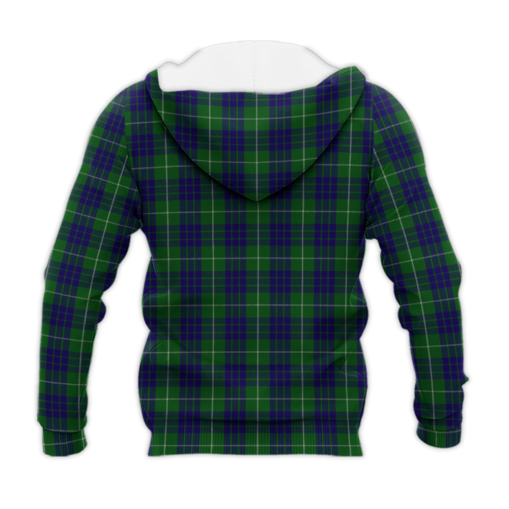 hamilton-green-hunting-tartan-knitted-hoodie-with-family-crest