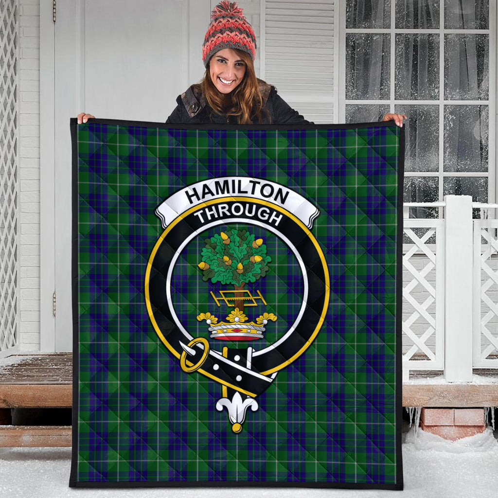 hamilton-green-hunting-tartan-quilt-with-family-crest