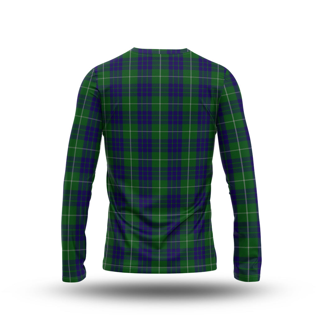 hamilton-green-hunting-tartan-long-sleeve-t-shirt-with-family-crest