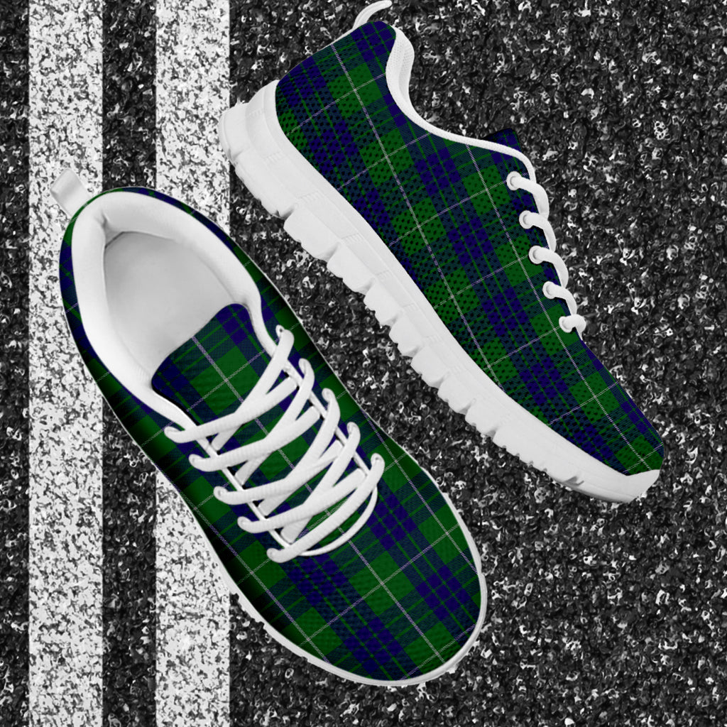 Hamilton Green Hunting Tartan Sneakers - Tartan Vibes Clothing