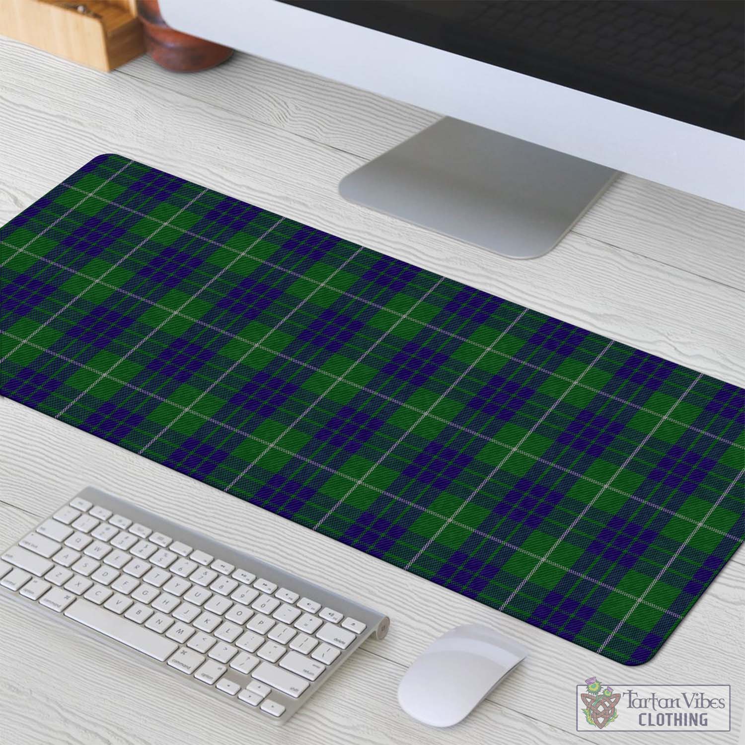 Tartan Vibes Clothing Hamilton Green Hunting Tartan Mouse Pad