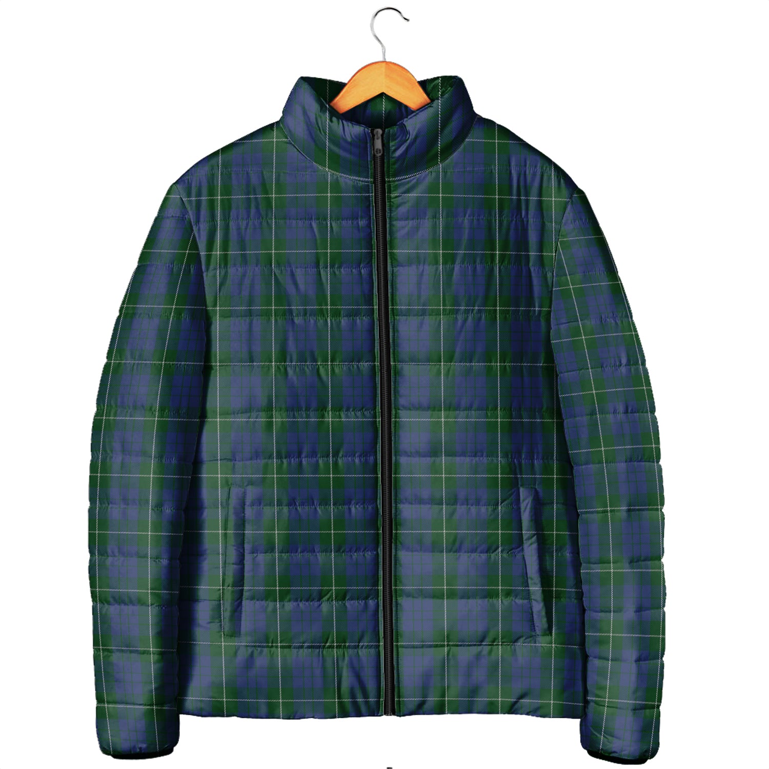 Hamilton Hunting Tartan Padded Jacket Men's Padded Jacket - Tartan Vibes Clothing