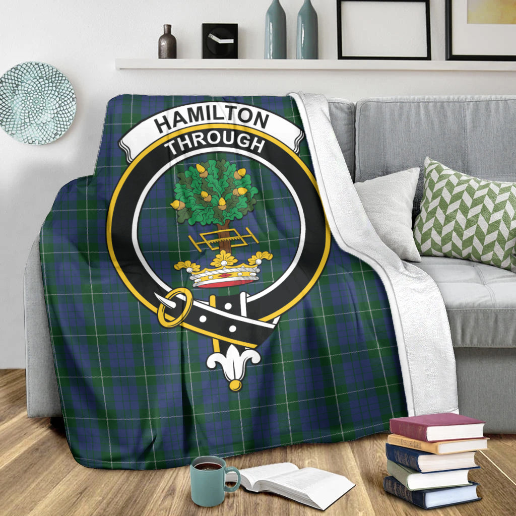 hamilton-hunting-tartab-blanket-with-family-crest