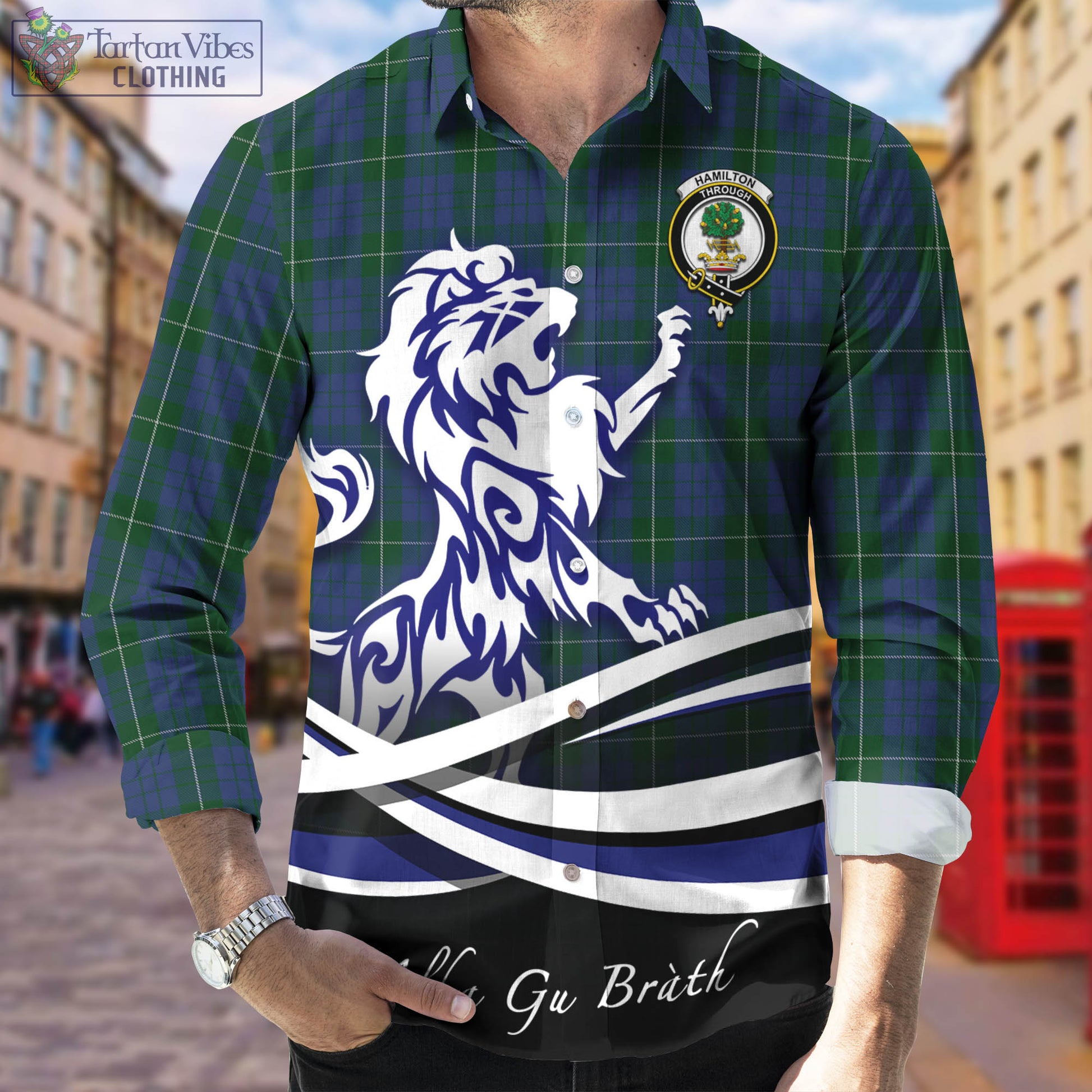 hamilton-hunting-tartan-long-sleeve-button-up-shirt-with-alba-gu-brath-regal-lion-emblem