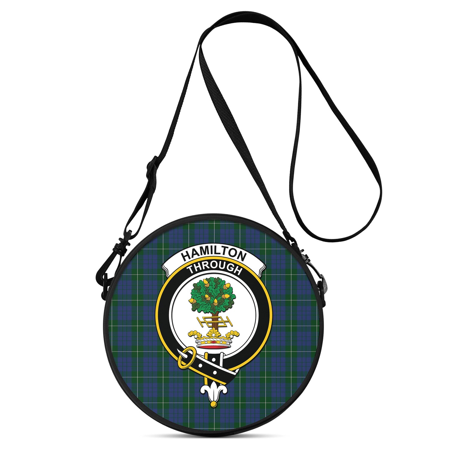 hamilton-hunting-tartan-round-satchel-bags-with-family-crest