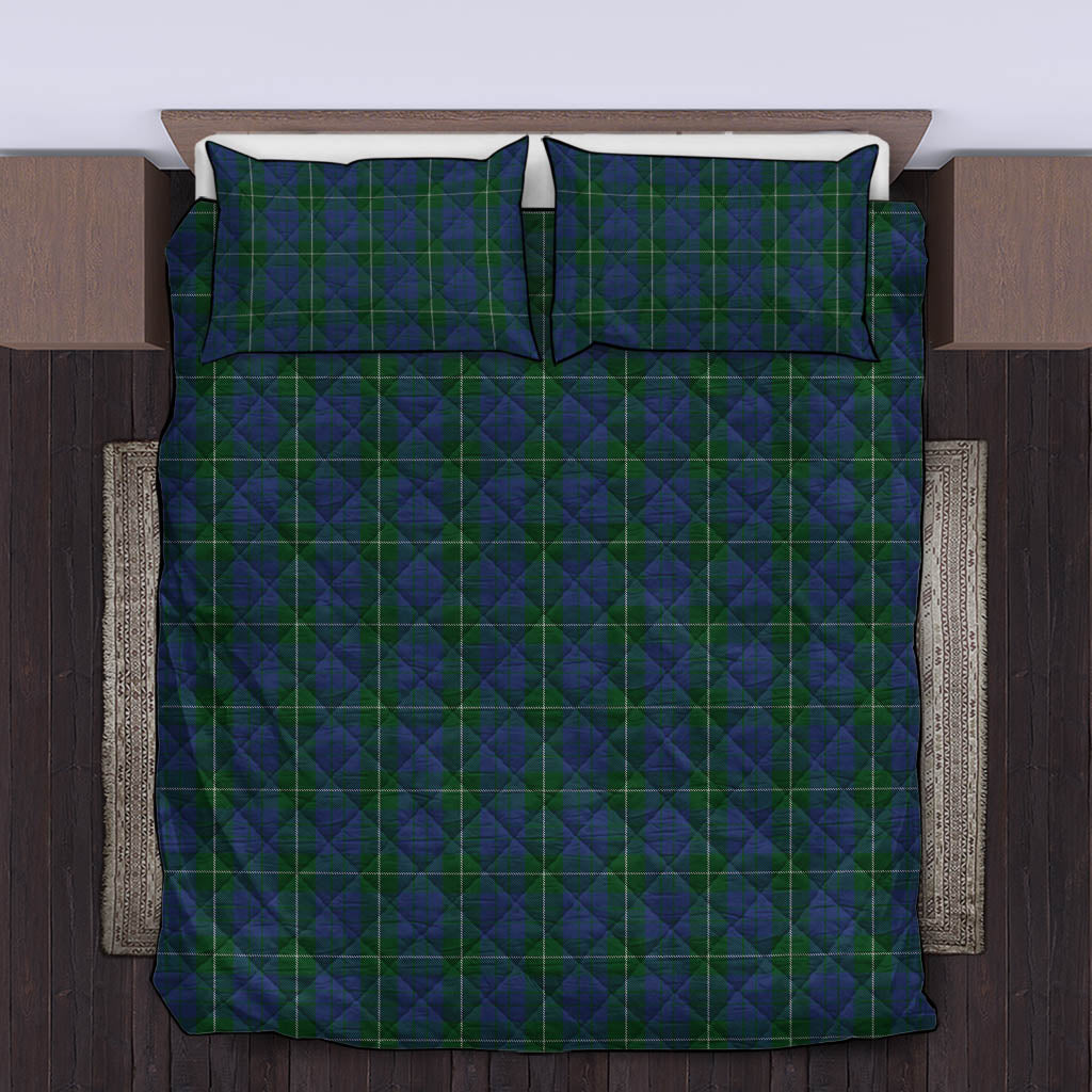 Hamilton Hunting Tartan Quilt Bed Set King - Tartan Vibes Clothing