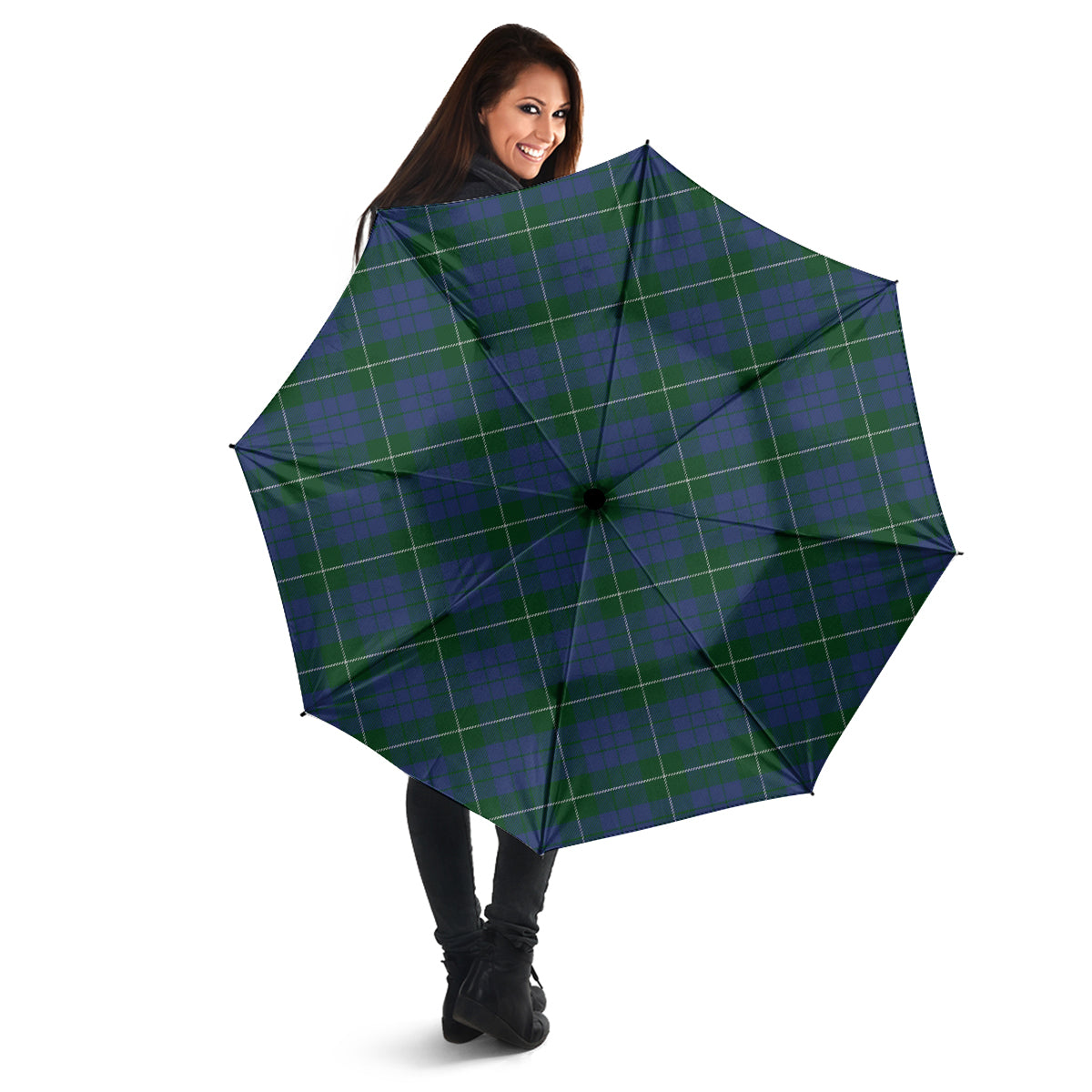 Hamilton Hunting Tartan Umbrella - Tartanvibesclothing