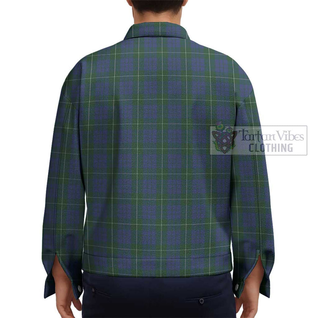 Hamilton Hunting Tartan Unisex Lapel Cotton Jacket - Tartan Vibes Clothing