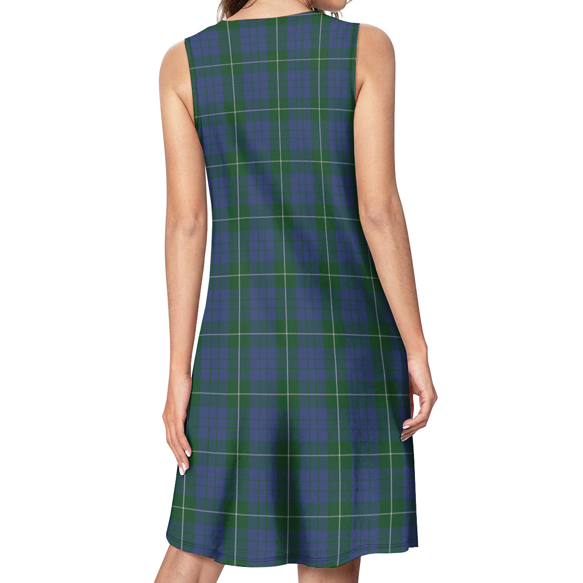 Hamilton Hunting Tartan Womens Casual Dresses - Tartanvibesclothing