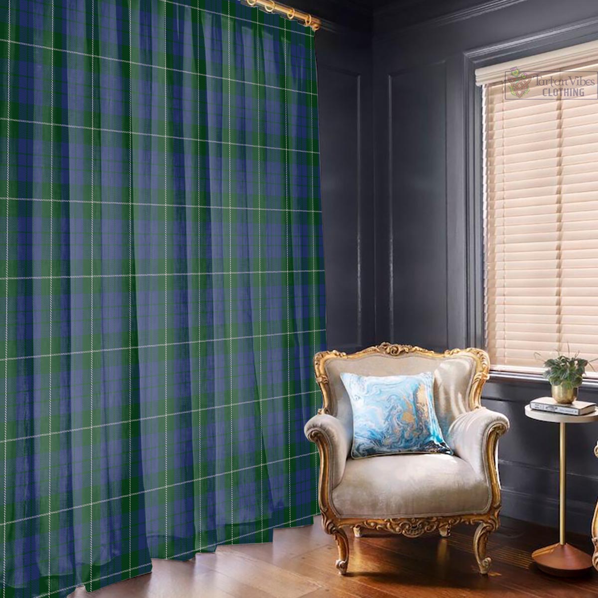 Hamilton Hunting Tartan Window Curtain