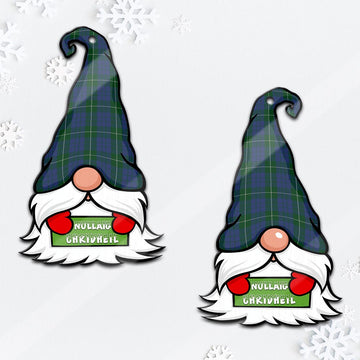 Hamilton Hunting Gnome Christmas Ornament with His Tartan Christmas Hat