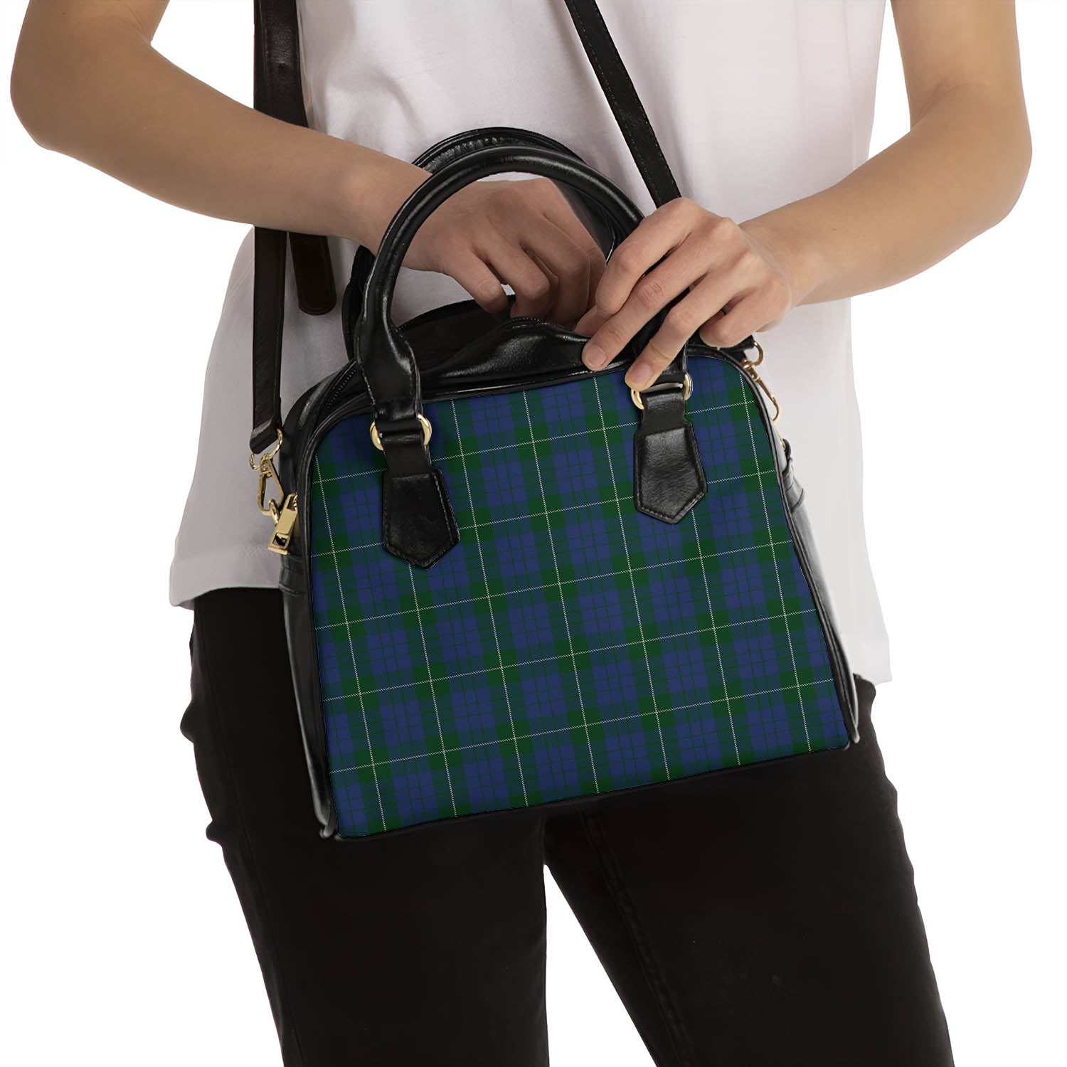 Hamilton Hunting Tartan Shoulder Handbags - Tartanvibesclothing