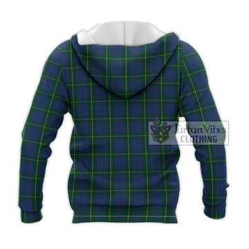 Hamilton Hunting Tartan Knitted Hoodie with Family Crest DNA In Me Style