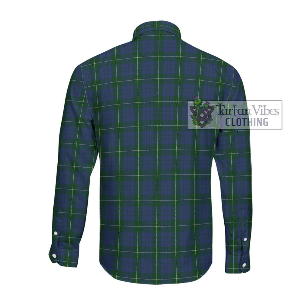 Hamilton Hunting Tartan Long Sleeve Button Shirt with Family Crest DNA In Me Style - Tartanvibesclothing Shop