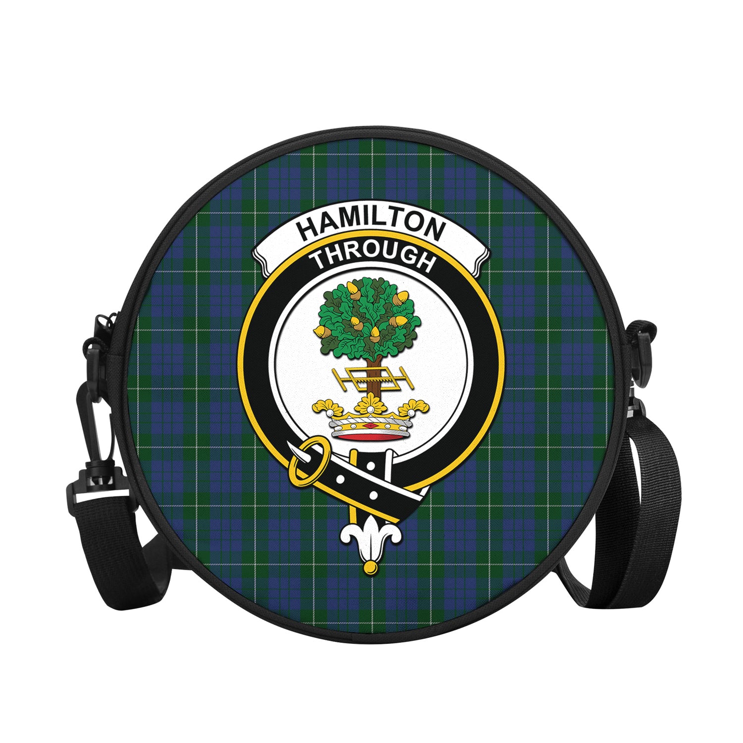 hamilton-hunting-tartan-round-satchel-bags-with-family-crest