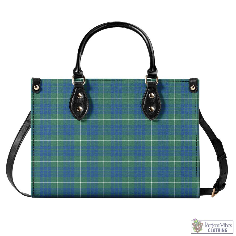 Tartan Vibes Clothing Hamilton Hunting Ancient Tartan Luxury Leather Handbags