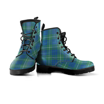 Hamilton Hunting Ancient Tartan Leather Boots