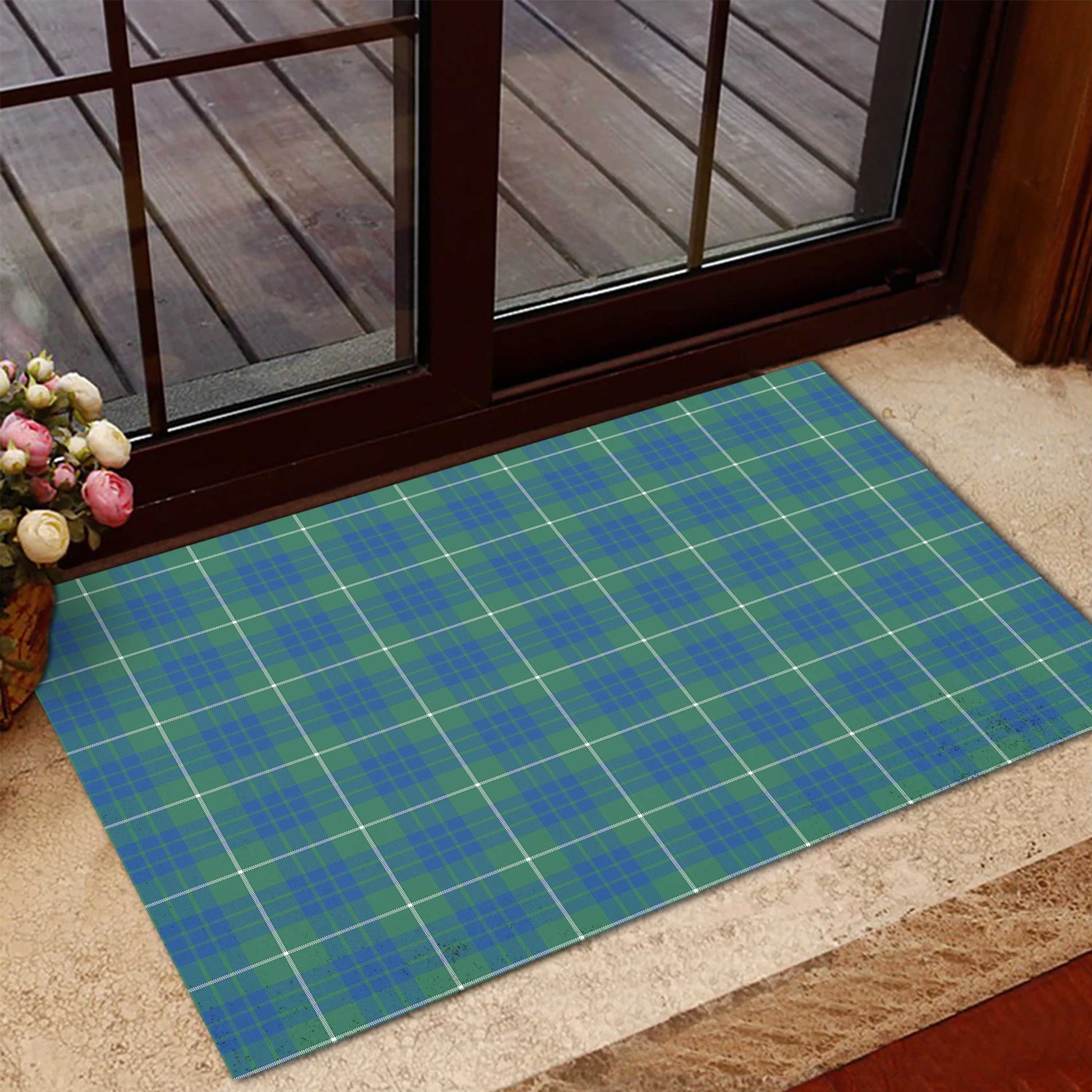 Hamilton Hunting Ancient Tartan Door Mat - Tartanvibesclothing