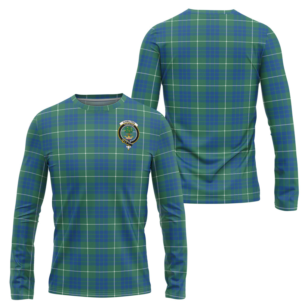 hamilton-hunting-ancient-tartan-long-sleeve-t-shirt-with-family-crest