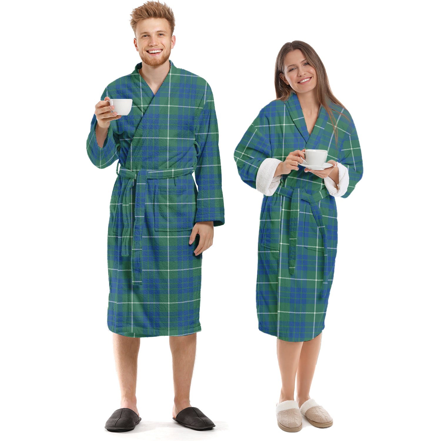 hamilton-hunting-ancient-tartan-bathrobe