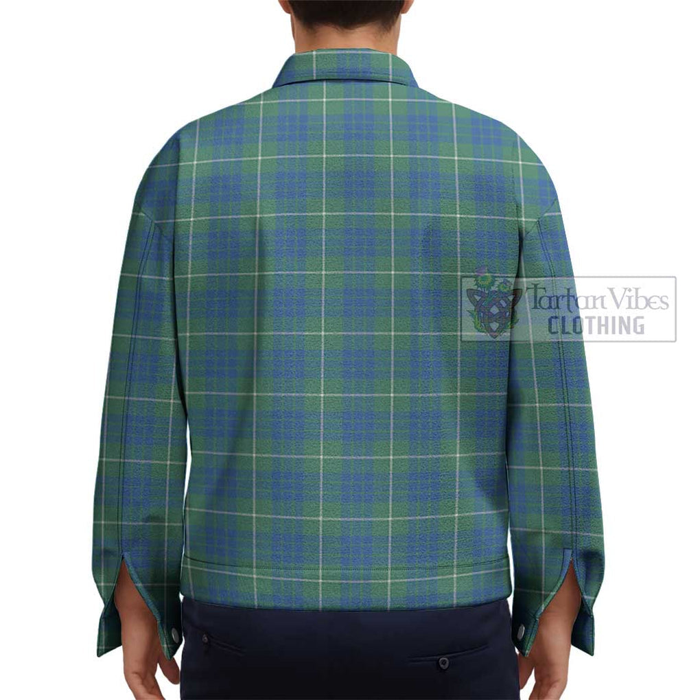 Hamilton Hunting Ancient Tartan Unisex Lapel Cotton Jacket - Tartan Vibes Clothing