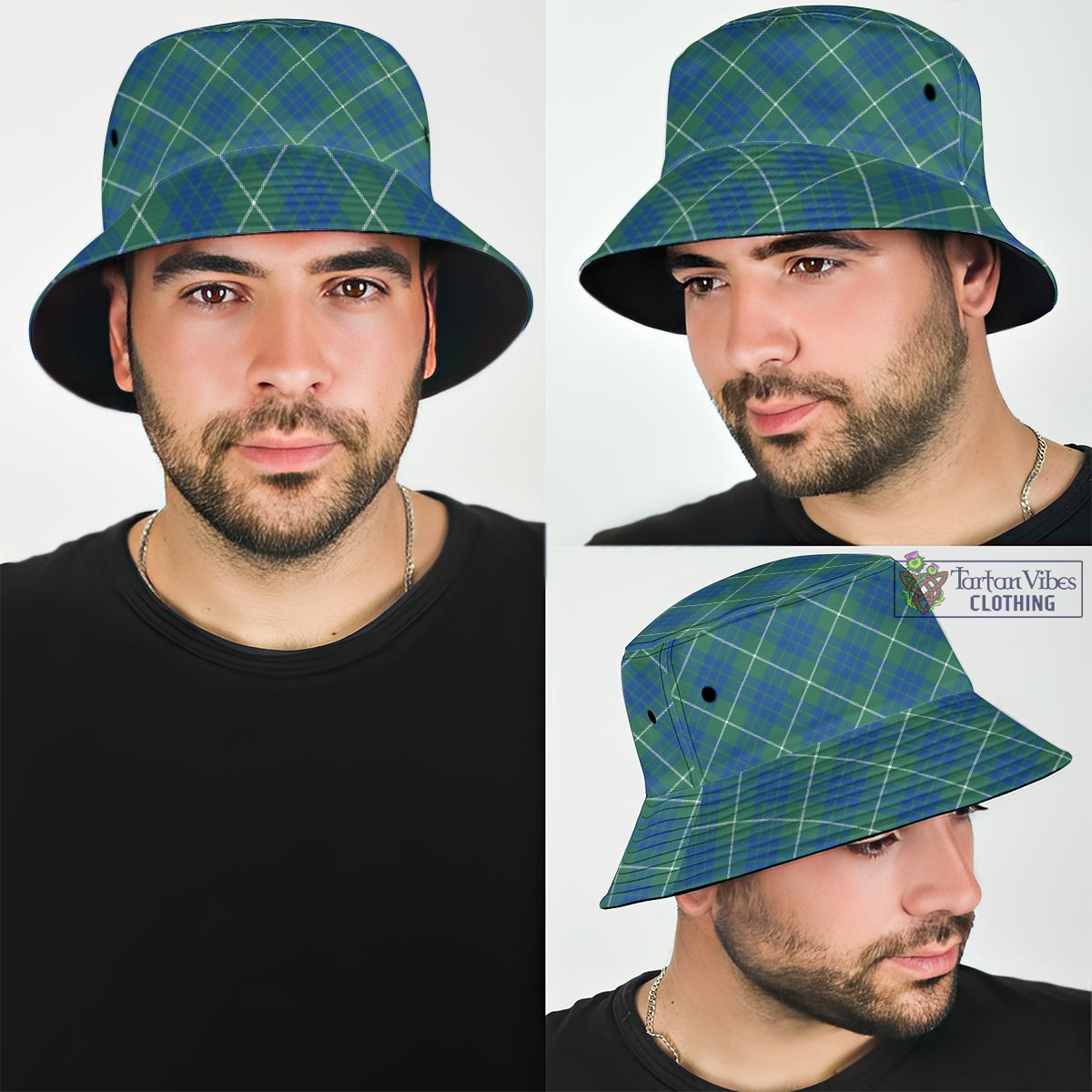 Tartan Vibes Clothing Hamilton Hunting Ancient Tartan Bucket Hat