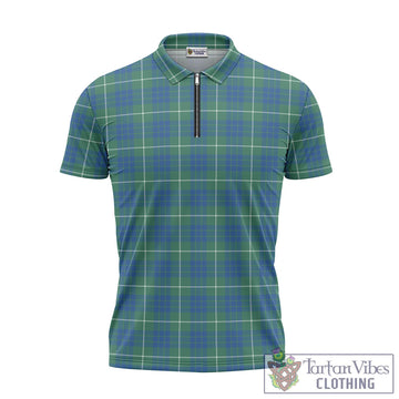 Hamilton Hunting Ancient Tartan Zipper Polo Shirt