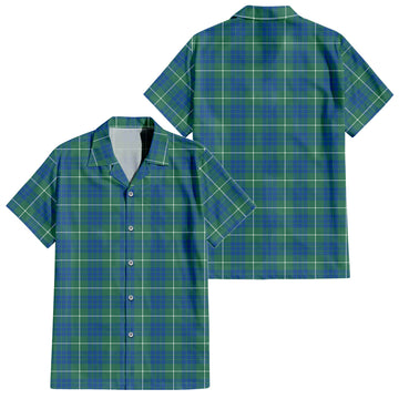 Hamilton Hunting Ancient Tartan Short Sleeve Button Down Shirt