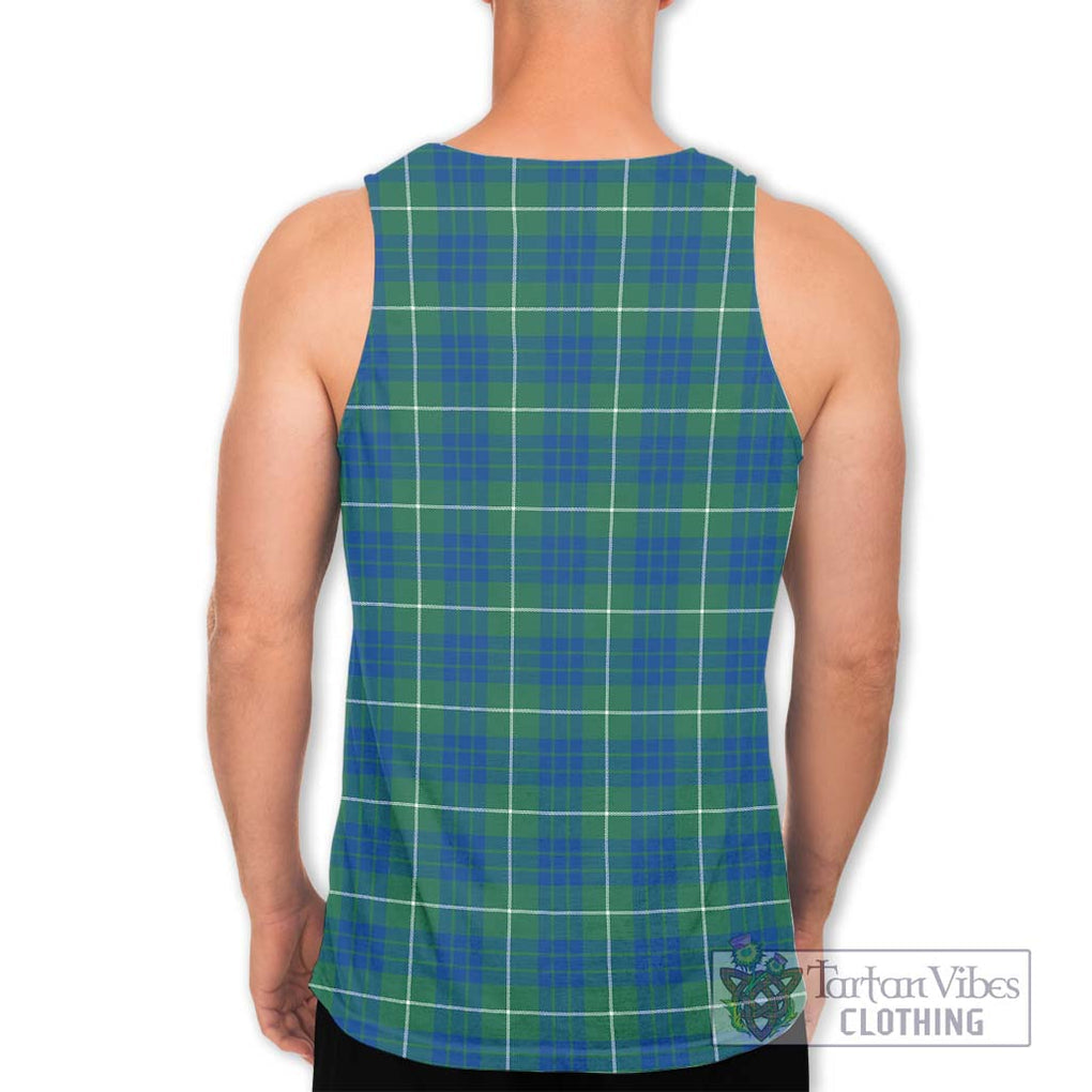 Hamilton Hunting Ancient Tartan Men's Tank Top with Family Crest DNA In Me Style - Tartanvibesclothing Shop