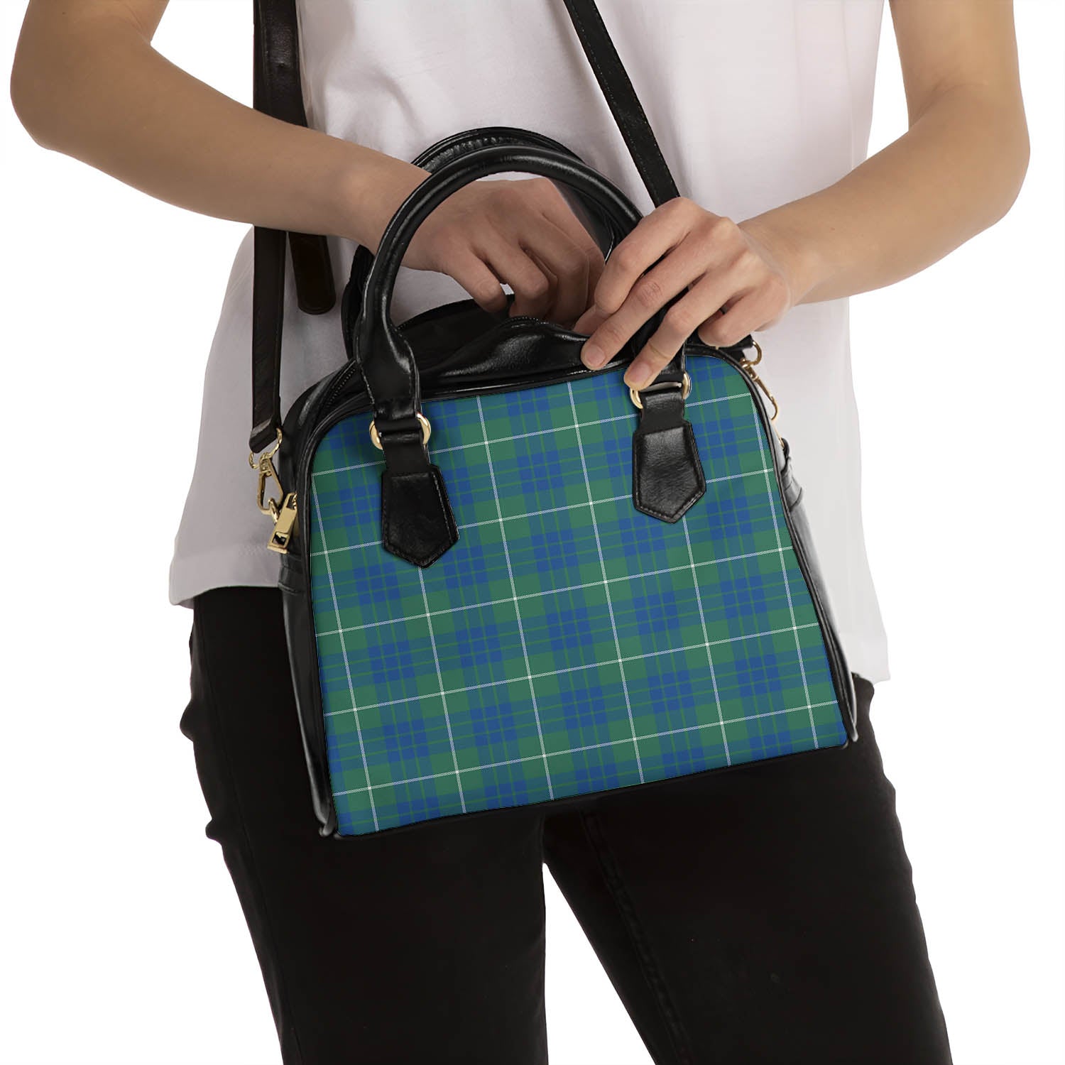 Hamilton Hunting Ancient Tartan Shoulder Handbags - Tartanvibesclothing