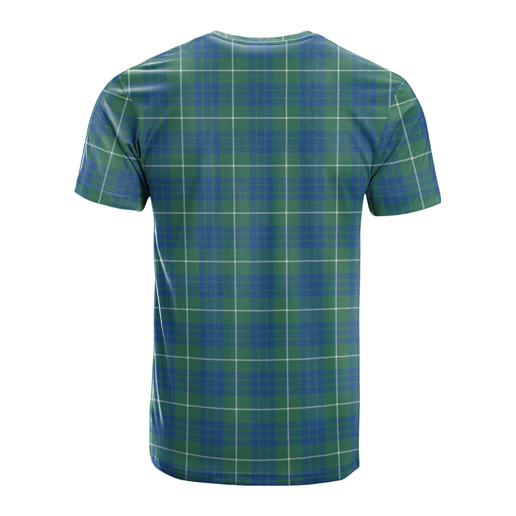 Hamilton Hunting Ancient Tartan T-Shirt with Family Crest - Tartan Vibes Clothing