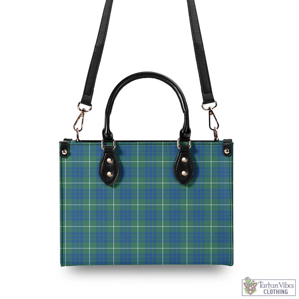 Tartan Vibes Clothing Hamilton Hunting Ancient Tartan Luxury Leather Handbags