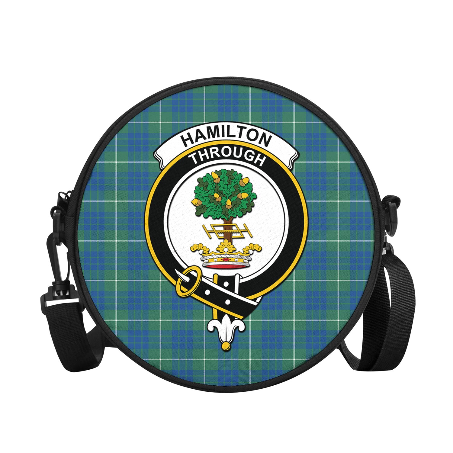 hamilton-hunting-ancient-tartan-round-satchel-bags-with-family-crest