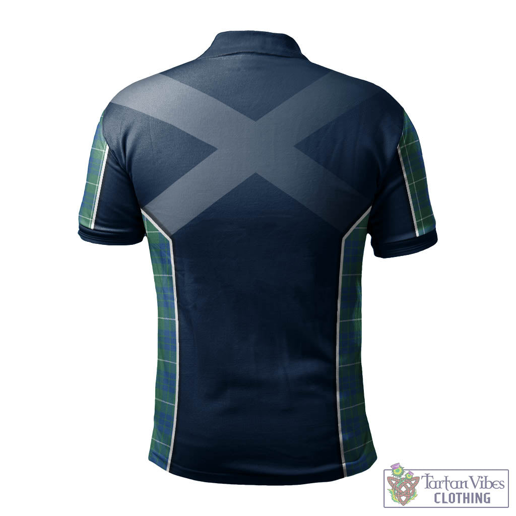 Tartan Vibes Clothing Hamilton Hunting Ancient Tartan Men's Polo Shirt with Family Crest and Lion Rampant Vibes Sport Style