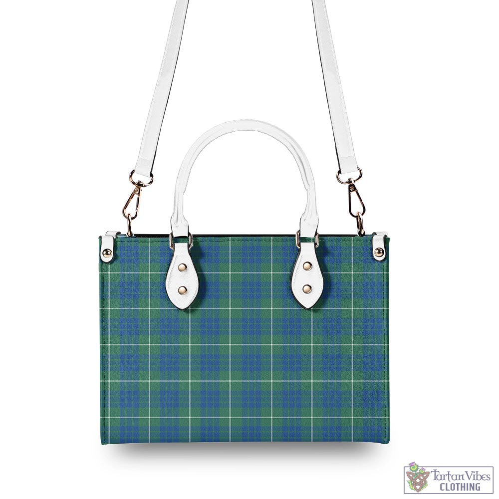 Tartan Vibes Clothing Hamilton Hunting Ancient Tartan Luxury Leather Handbags