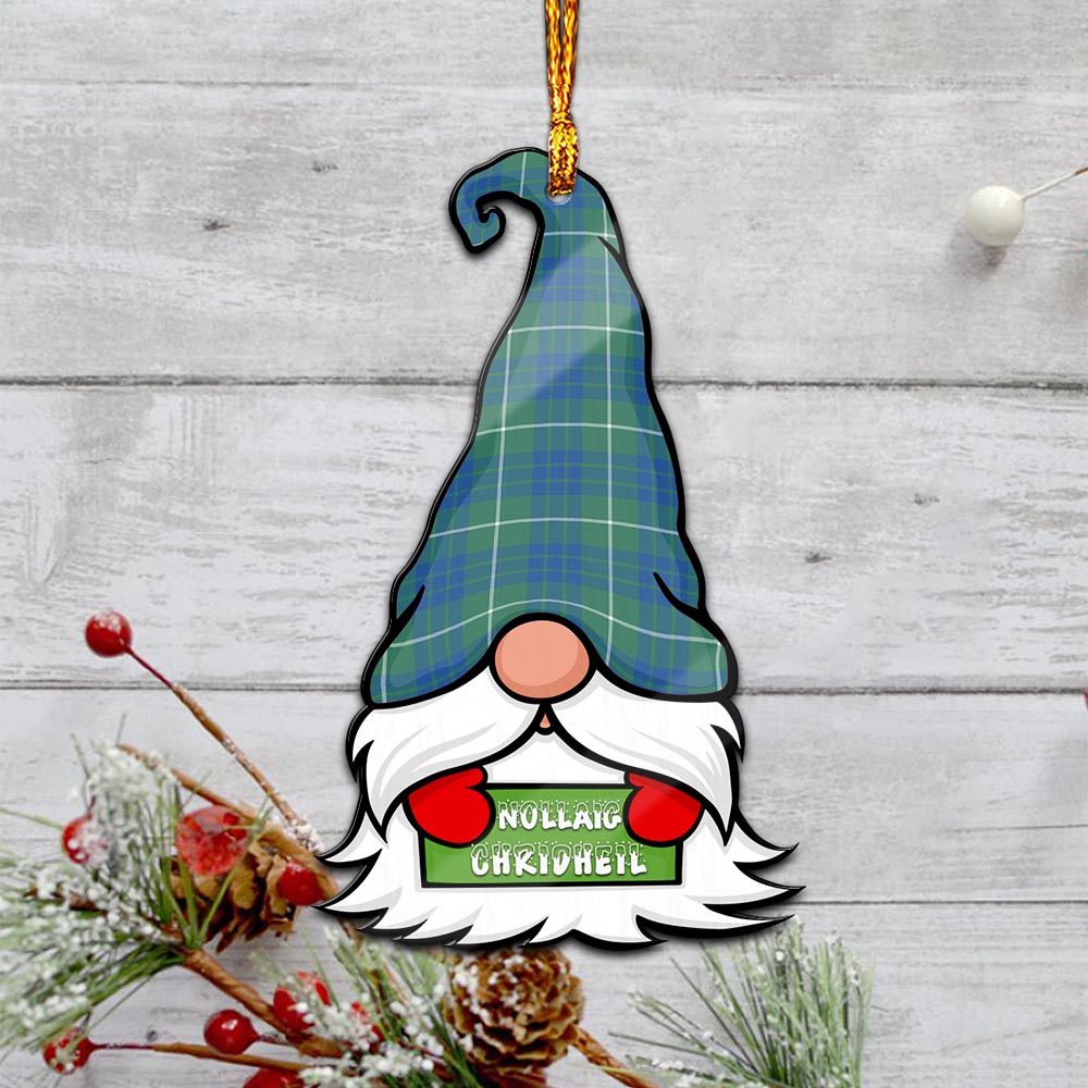 Hamilton Hunting Ancient Gnome Christmas Ornament with His Tartan Christmas Hat - Tartan Vibes Clothing