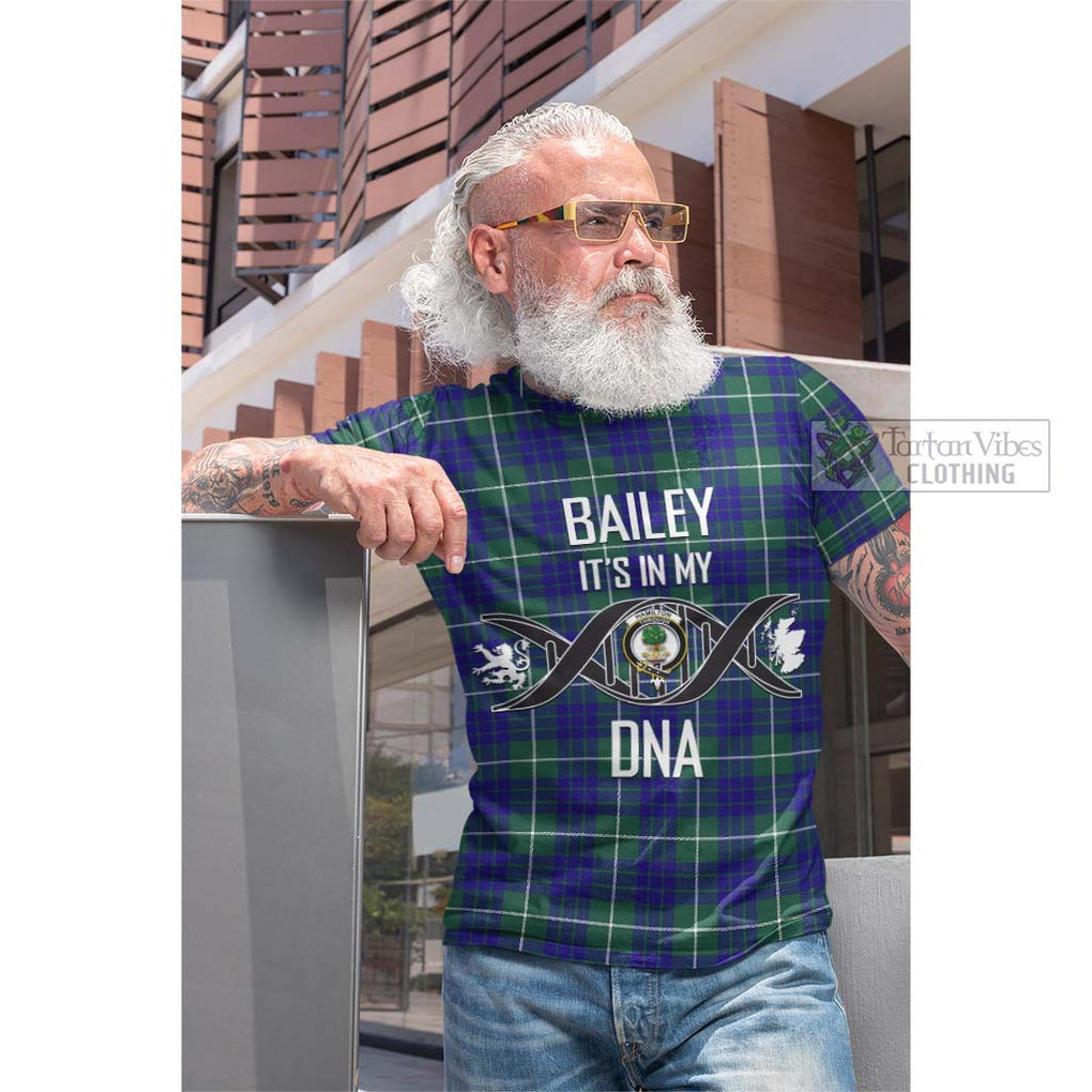 Tartan Vibes Clothing Hamilton Hunting Modern Tartan Cotton T-shirt with Family Crest DNA In Me Style