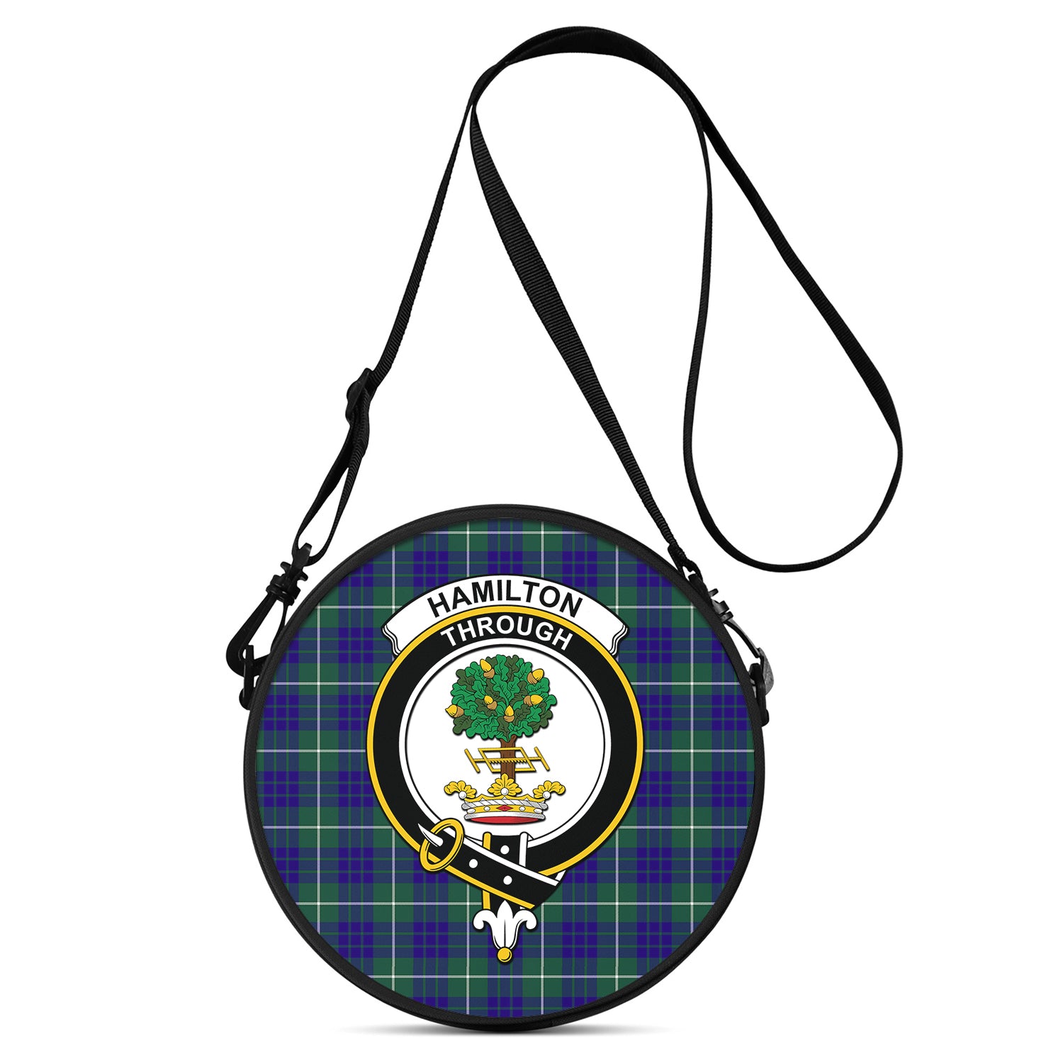 hamilton-hunting-modern-tartan-round-satchel-bags-with-family-crest