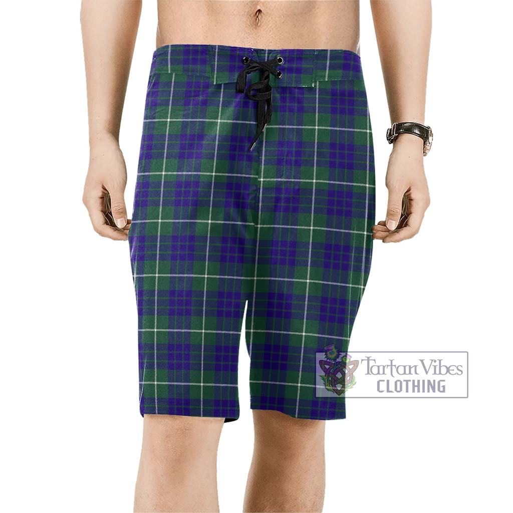 Hamilton Hunting Modern Tartan Men's Board Shorts Men - Tartan Vibes Clothing