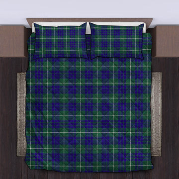 Hamilton Hunting Modern Tartan Quilt Bed Set