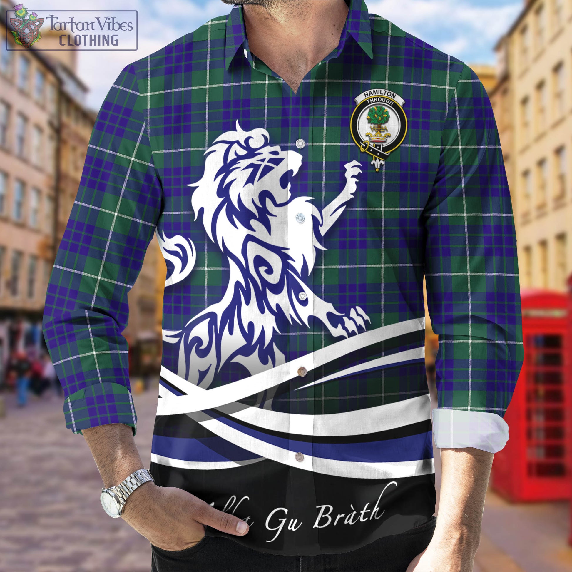 hamilton-hunting-modern-tartan-long-sleeve-button-up-shirt-with-alba-gu-brath-regal-lion-emblem