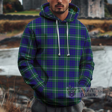 Hamilton Hunting Modern Tartan Cotton Hoodie