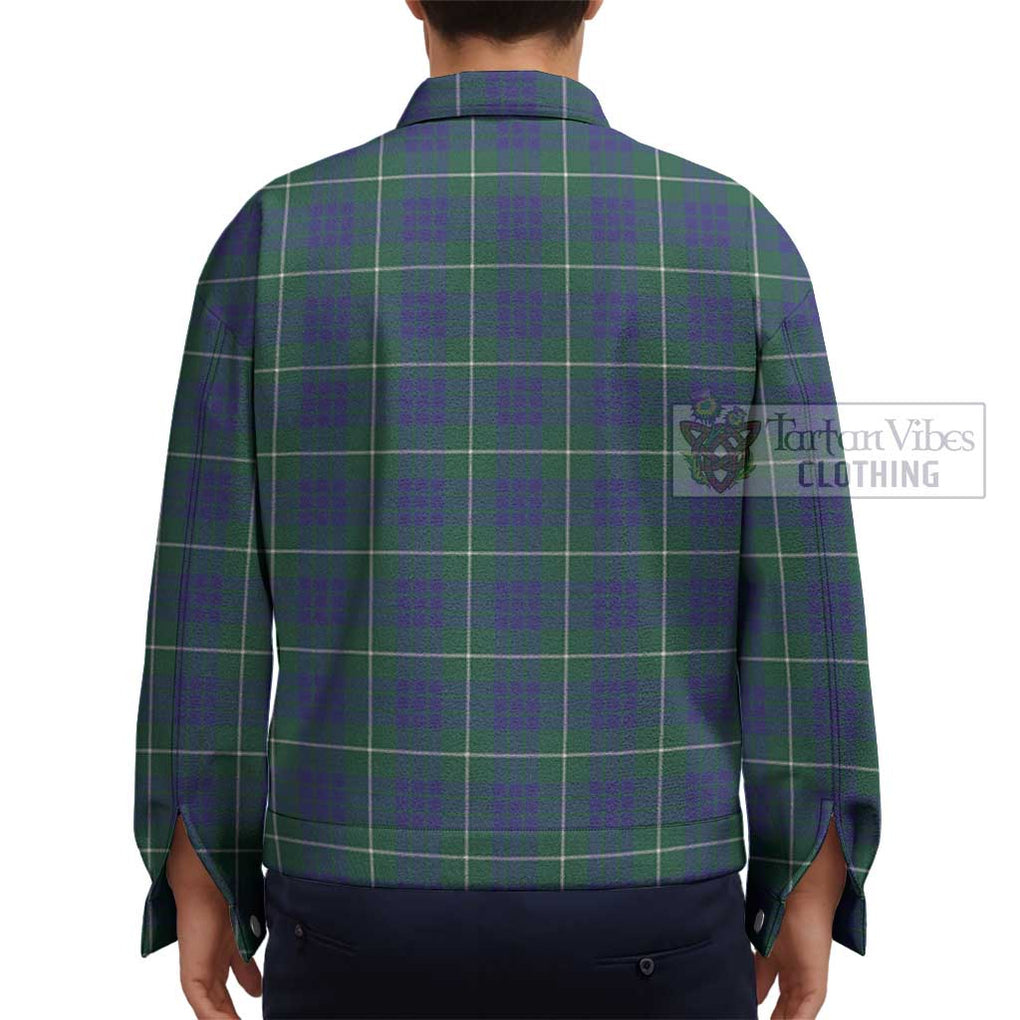 Hamilton Hunting Modern Tartan Unisex Lapel Cotton Jacket - Tartan Vibes Clothing