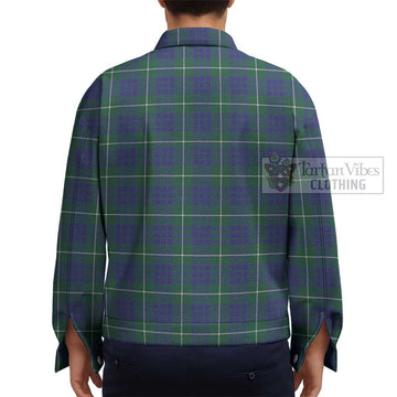 Hamilton Hunting Modern Tartan Unisex Lapel Cotton Jacket