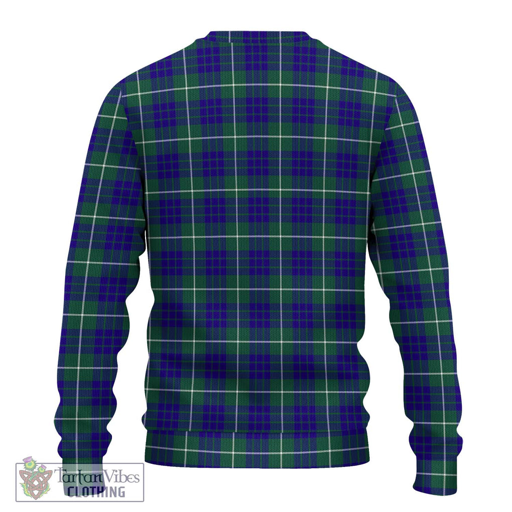 Hamilton Hunting Modern Tartan Knitted Sweater with Family Crest DNA In Me Style - Tartanvibesclothing Shop