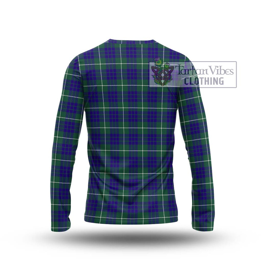 Hamilton Hunting Modern Tartan Long Sleeve T-Shirt with Family Crest DNA In Me Style - Tartanvibesclothing Shop