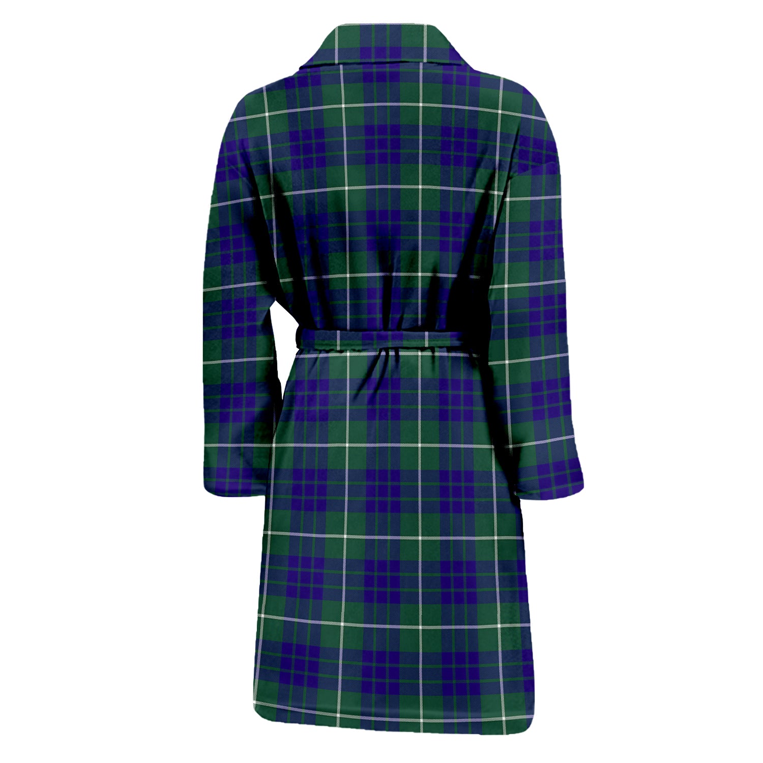 Hamilton Hunting Modern Tartan Bathrobe with Family Crest - Tartan Vibes Clothing