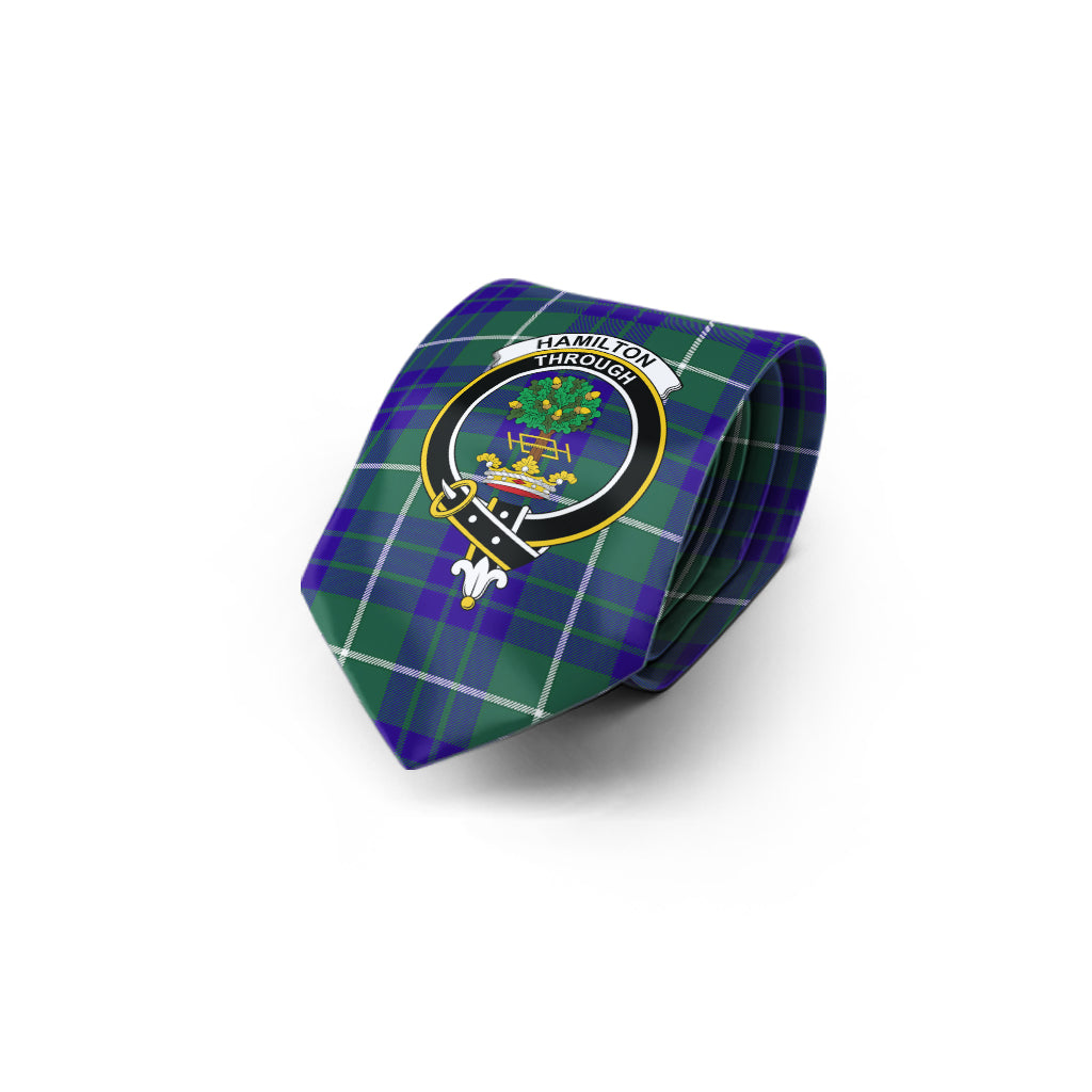 hamilton-hunting-modern-tartan-classic-necktie-with-family-crest