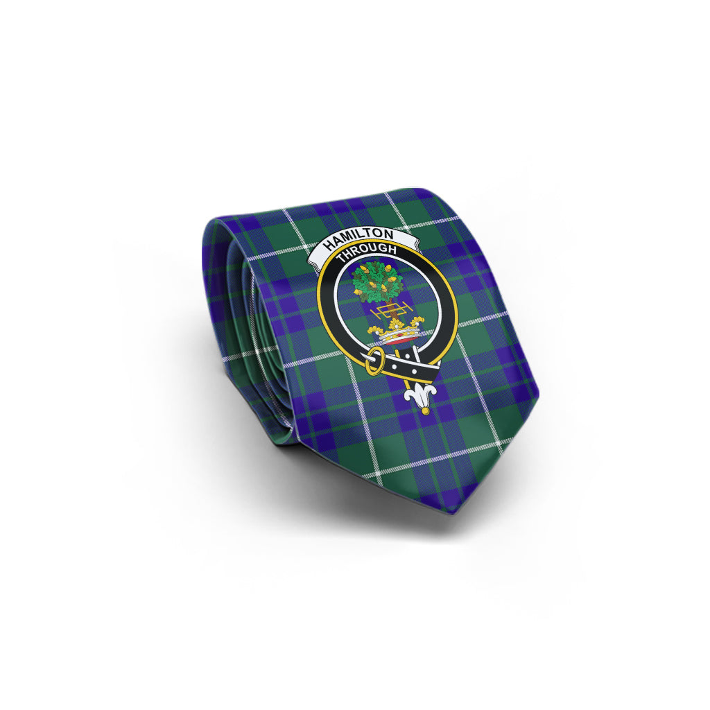 hamilton-hunting-modern-tartan-classic-necktie-with-family-crest